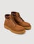 Bottines en nubuck et cuir