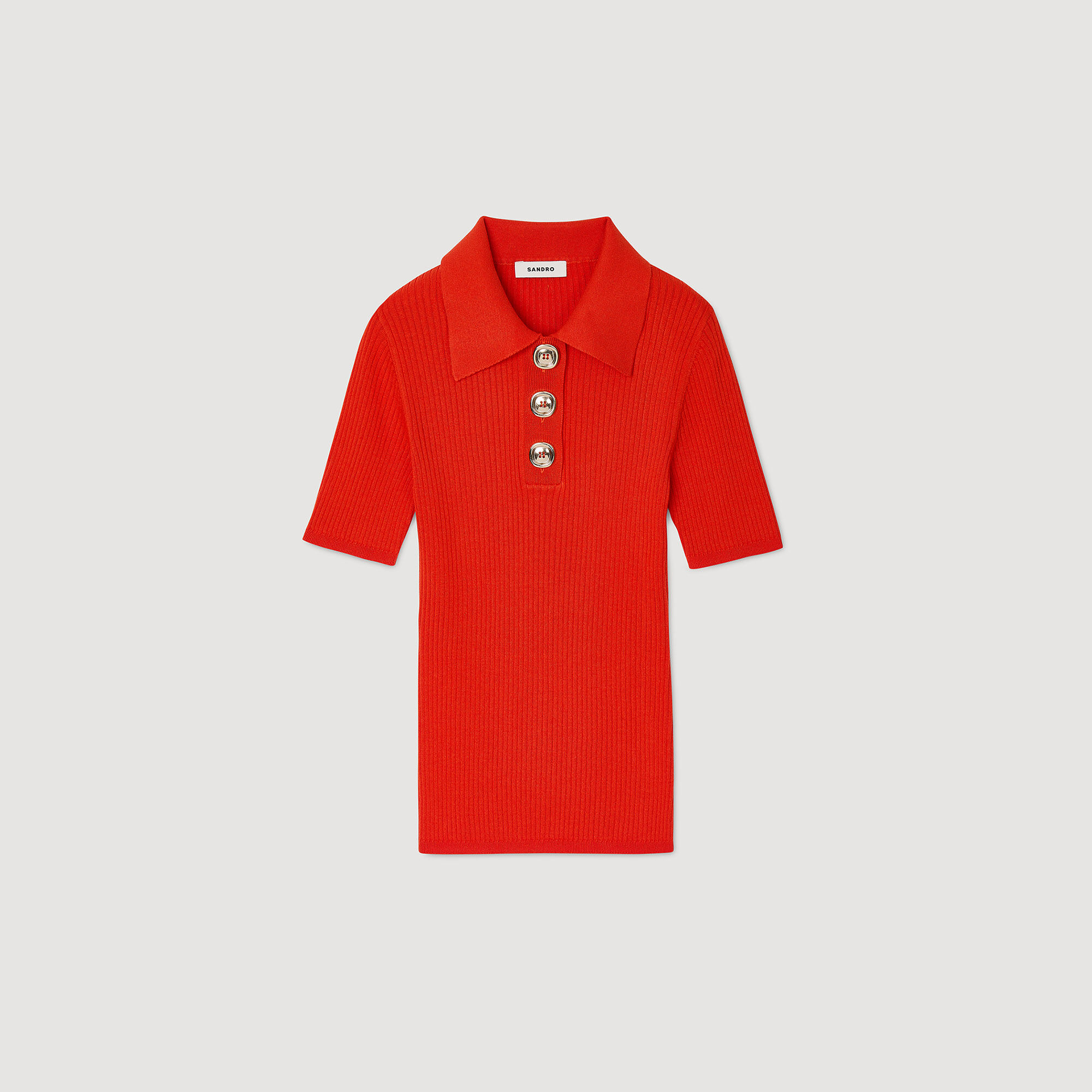 Pull à col polo 