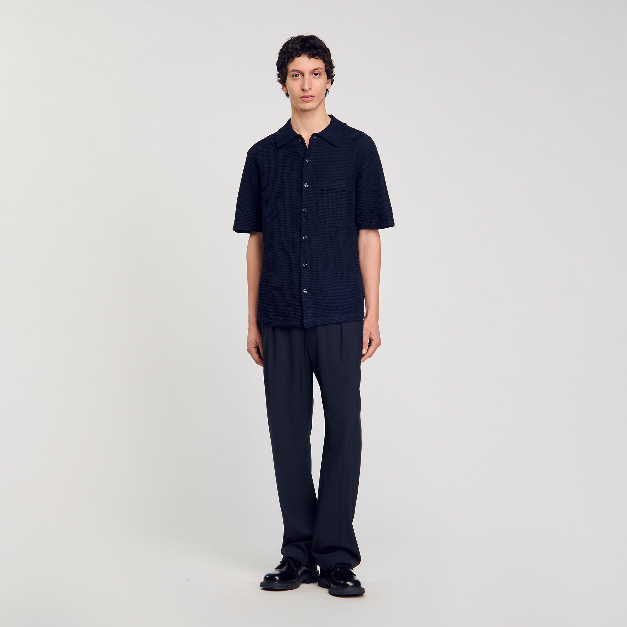 Chemise en nid d'abeille