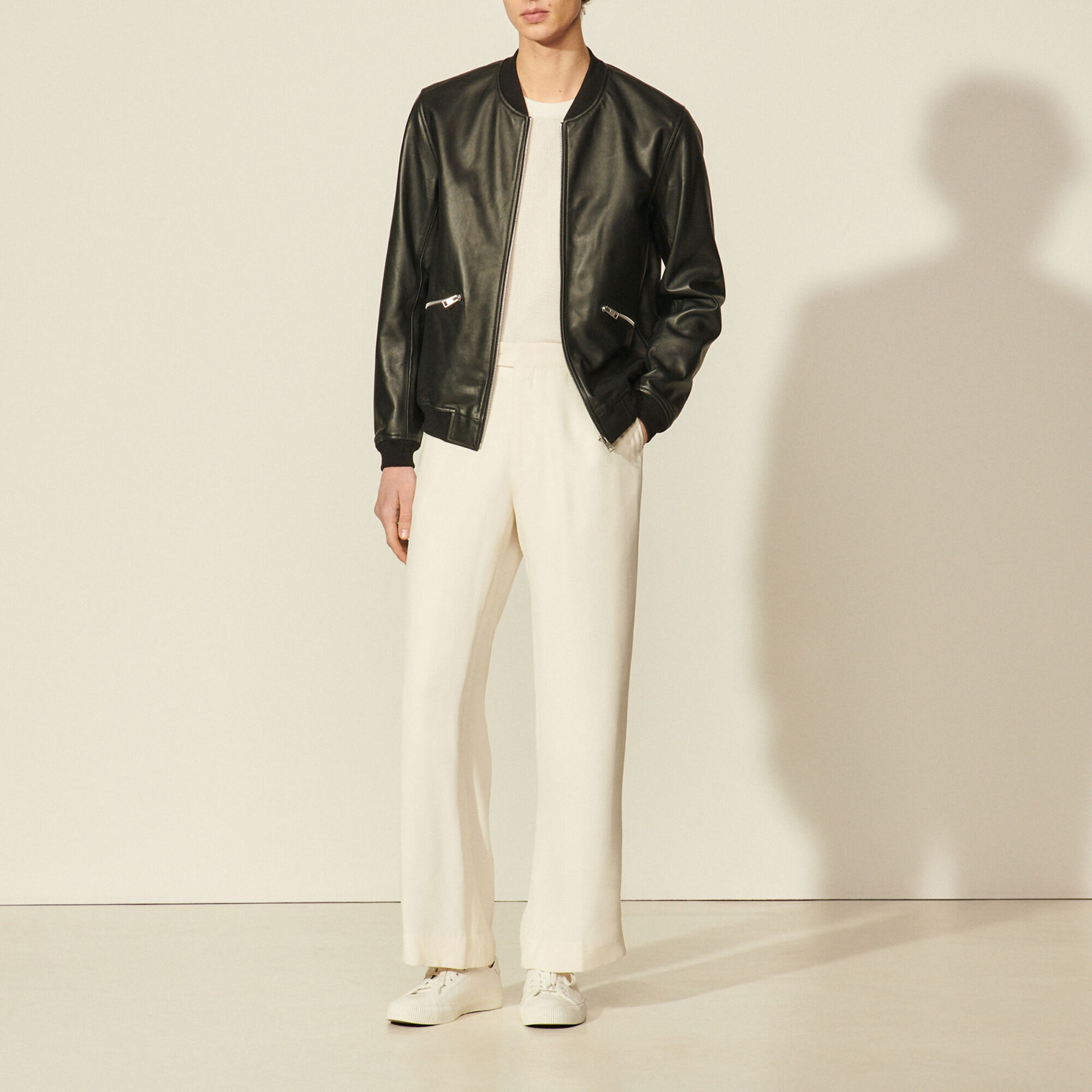 Blouson en cuir