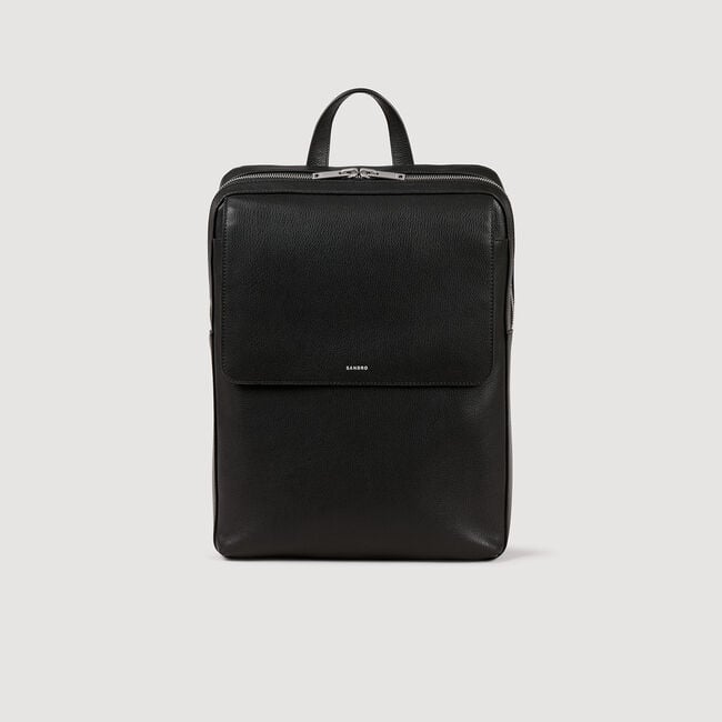 Sac à dos en cuir recyclé