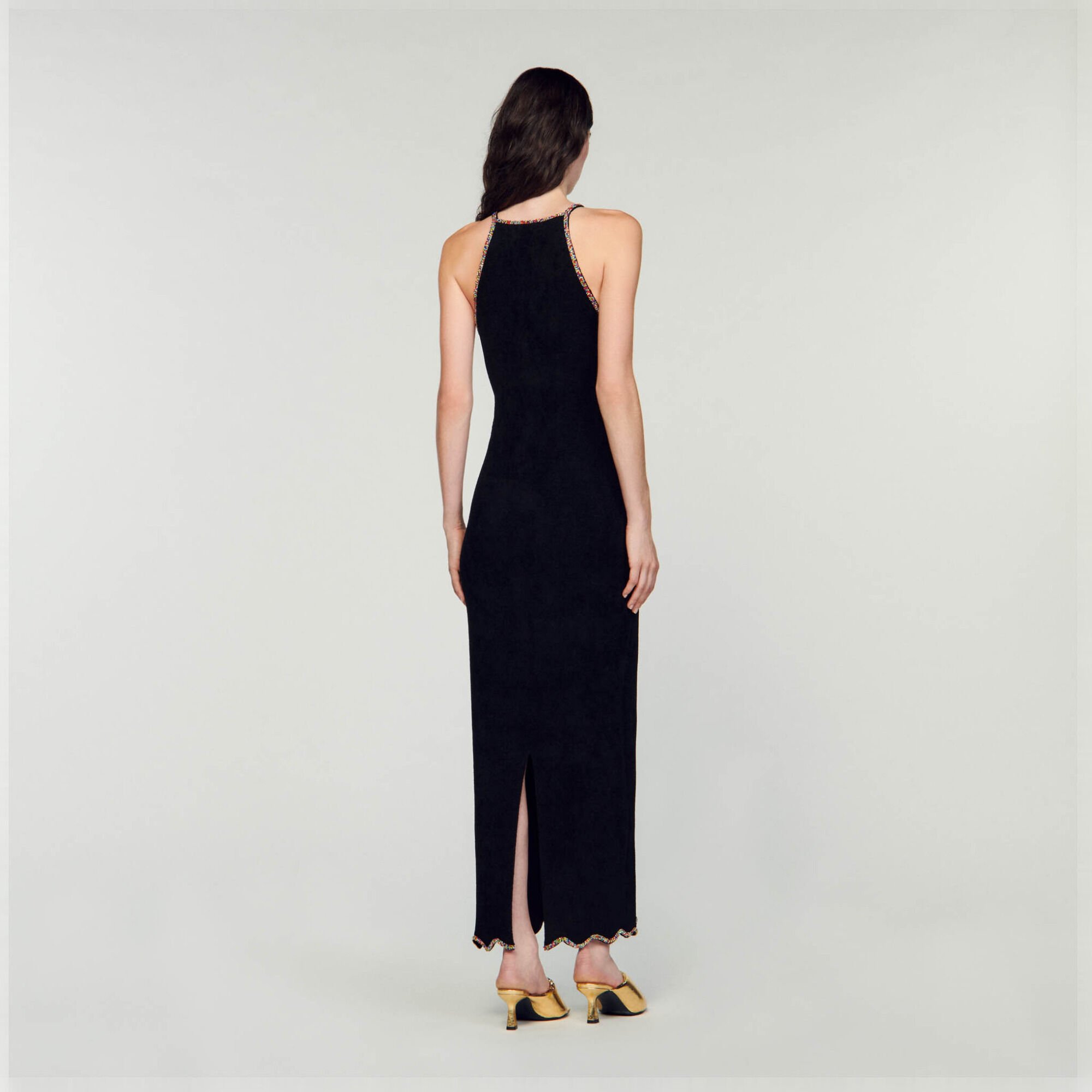 Robe longue sans manches