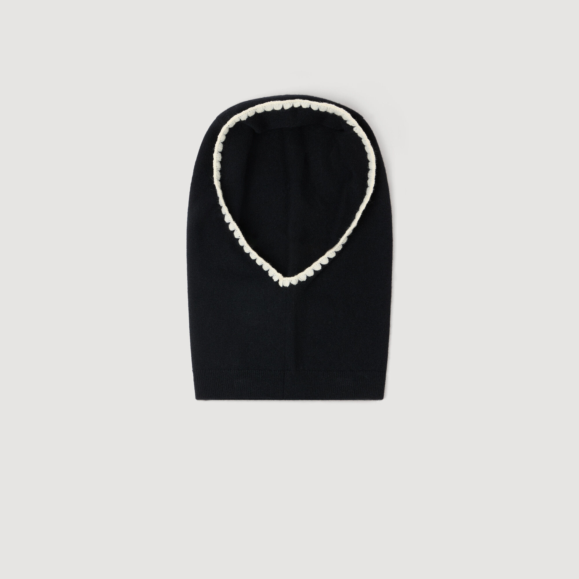 Cagoule en maille côtelée Cagoule en maille côtelée