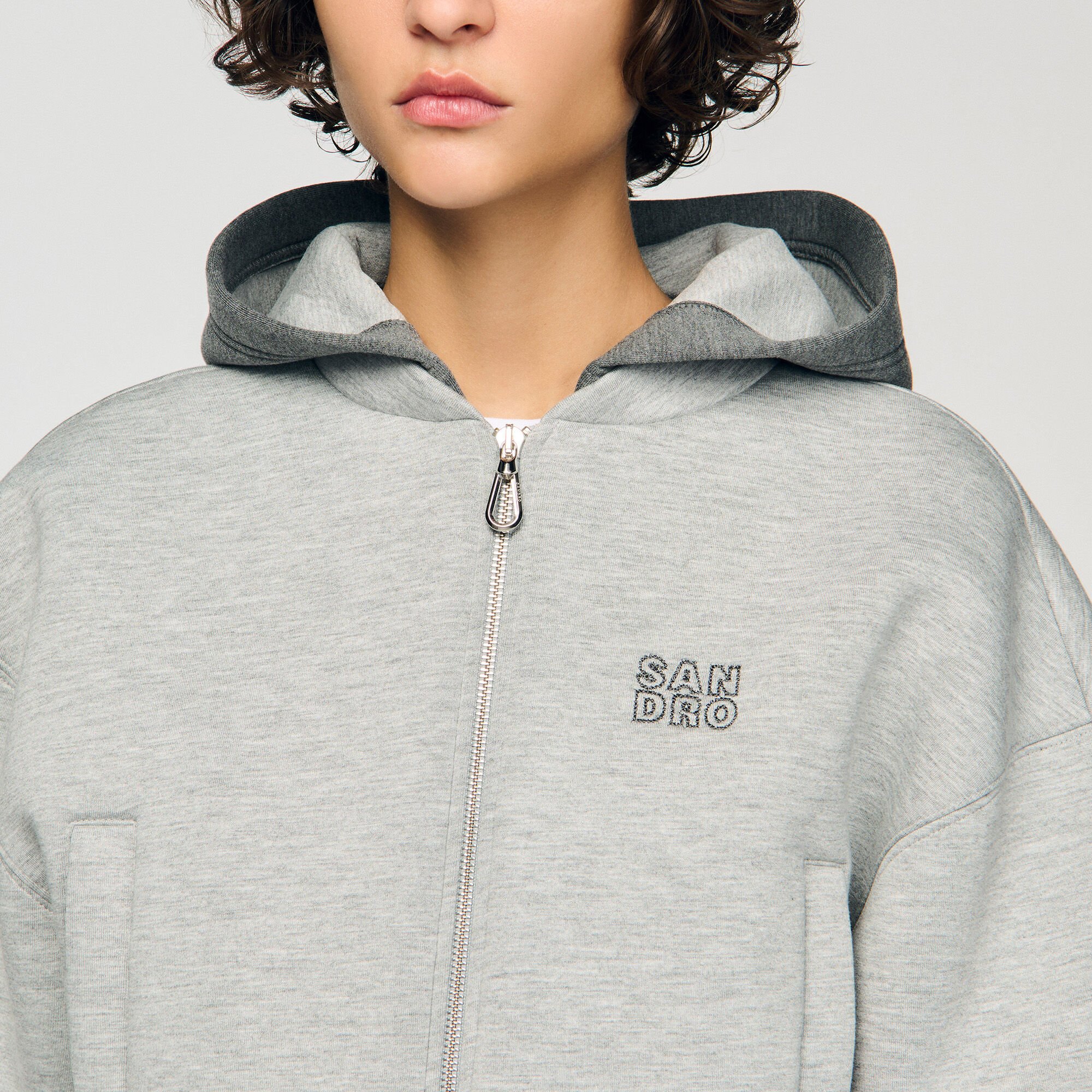 Sweatshirt à capuche amovible