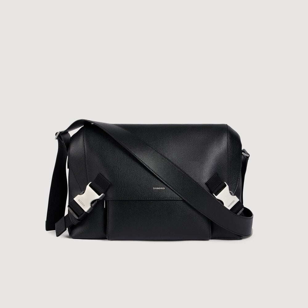 Sandro Sac en cuir reconstitué – Noir