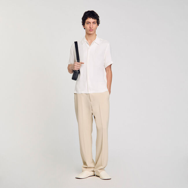 Chemise à col requin