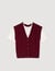 Pull bicolore en laine et cachemire 