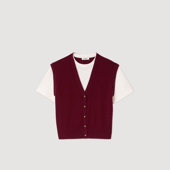 Pull bicolore