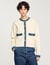 Cardigan à détails denim