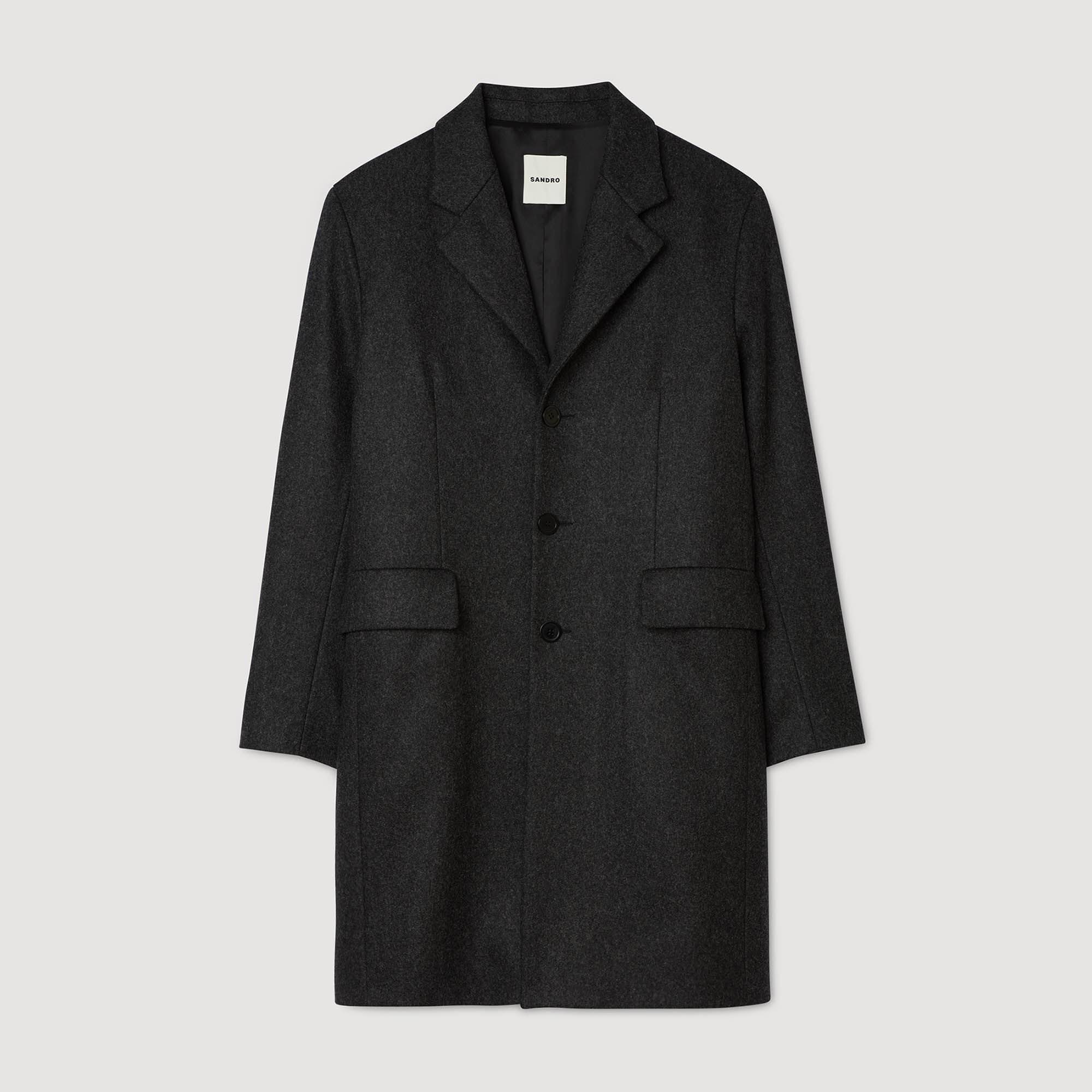Manteau en drap de laine