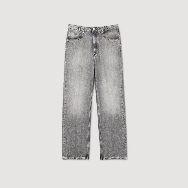 Jean droit taille basse