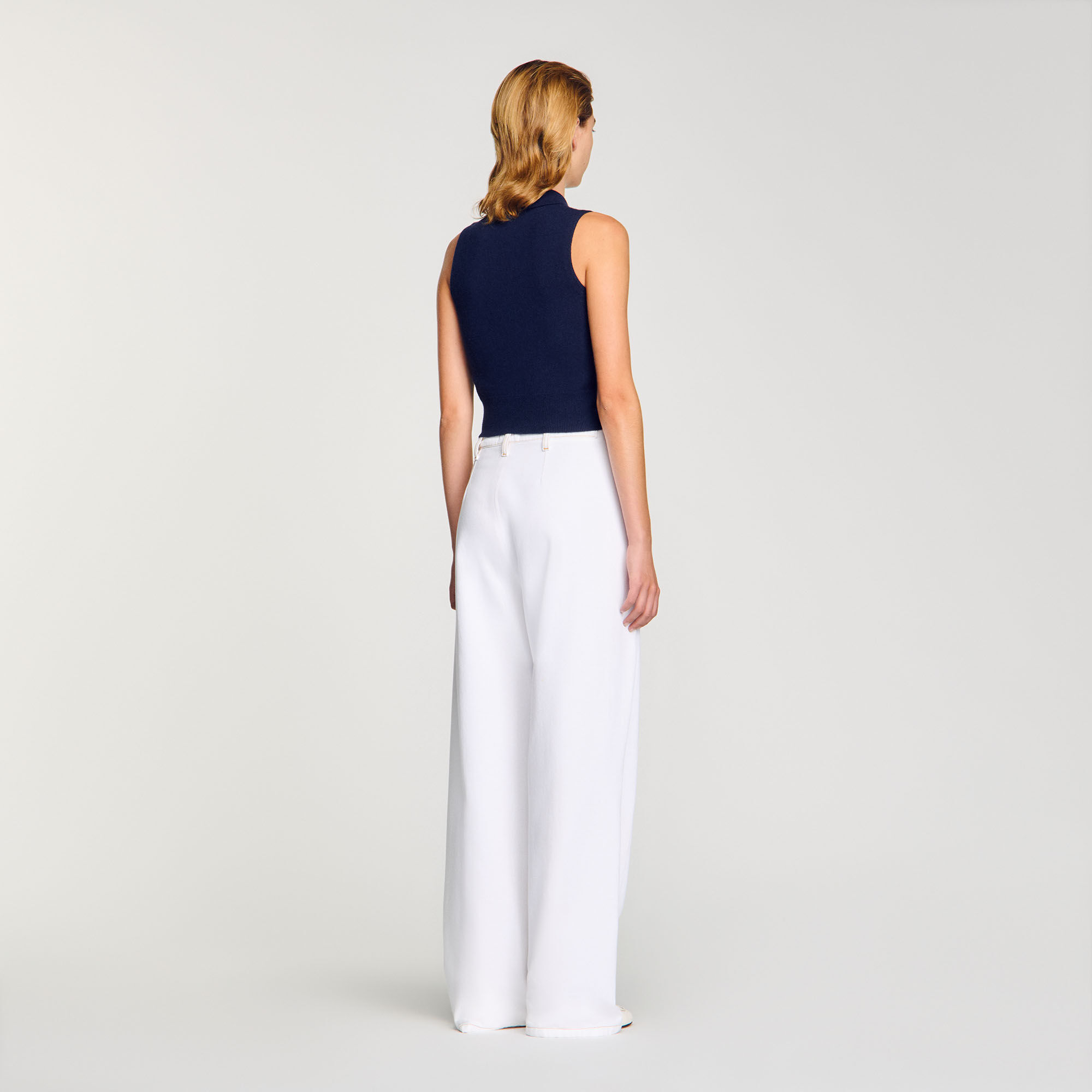 Gilet en laine et cachemire 