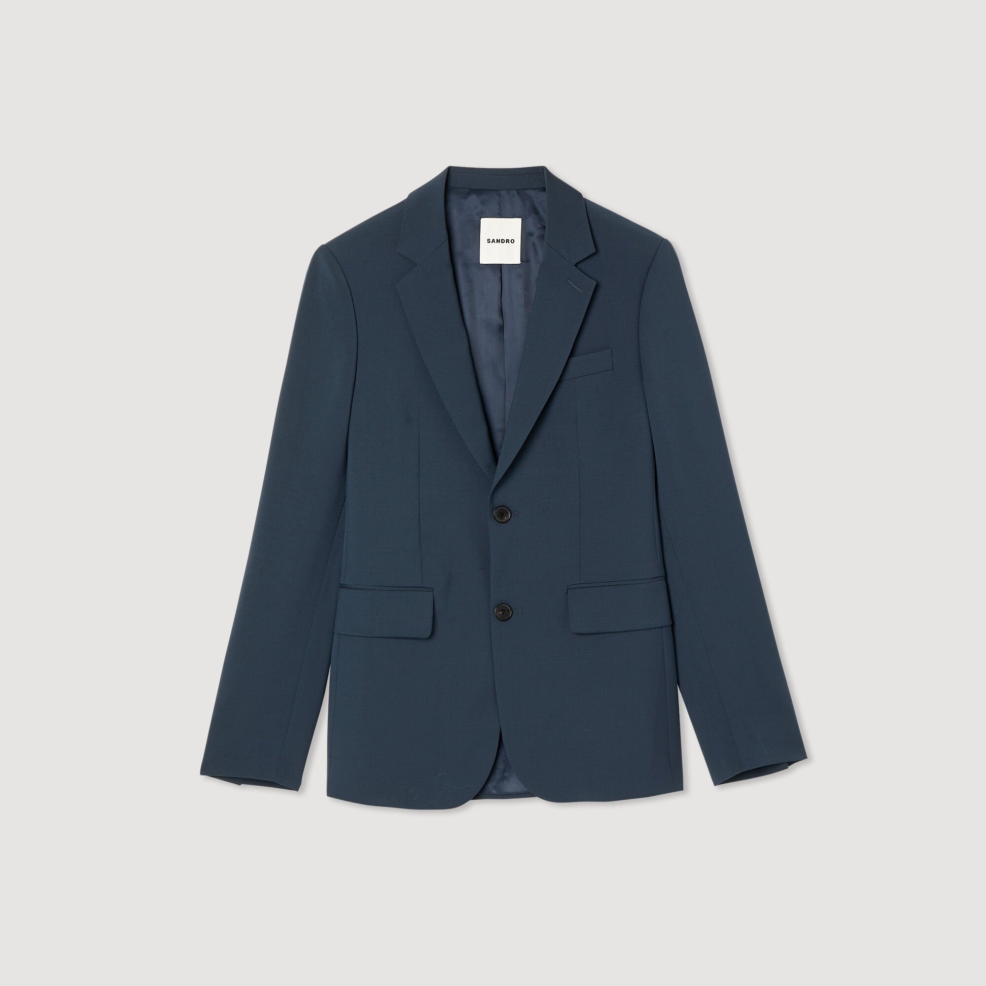 Veste de costume en laine vierge