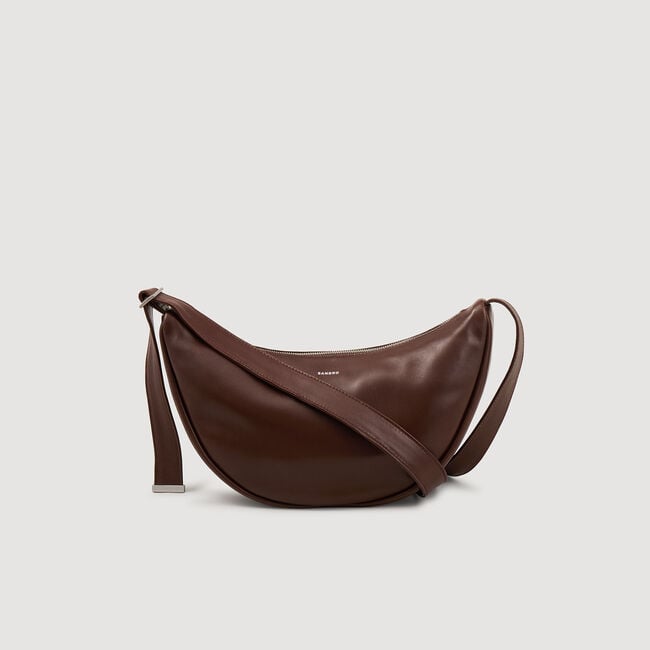 Petit sac hobo en cuir