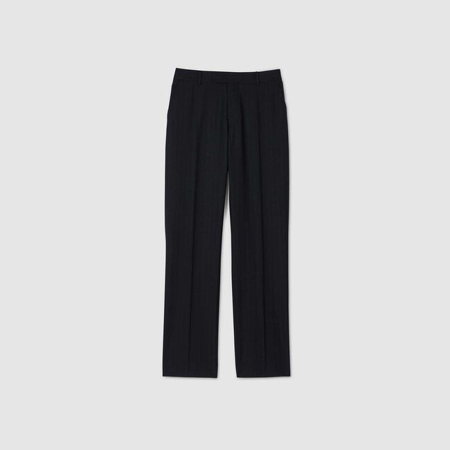 Pantalon à plis creux