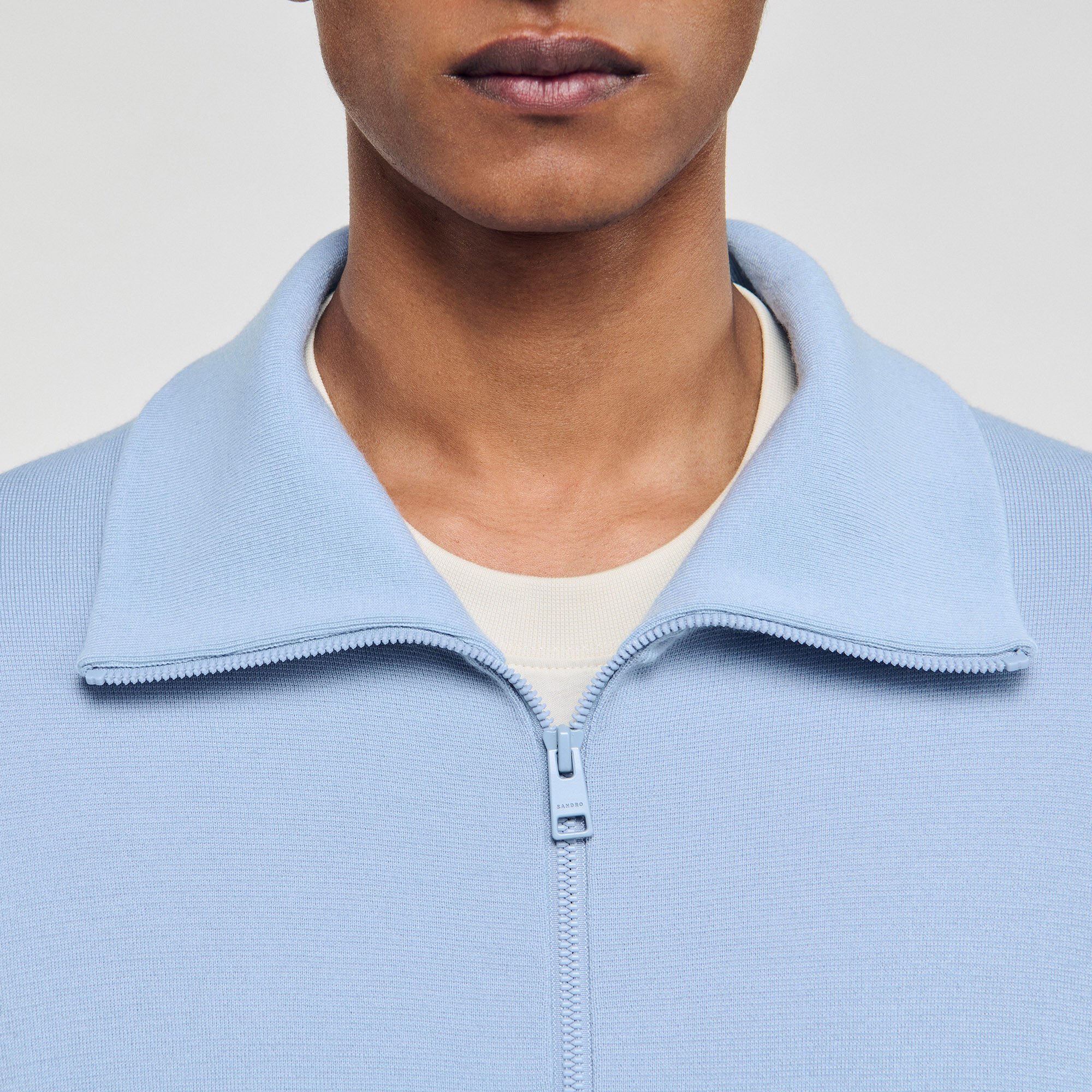 Pull trucker en laine