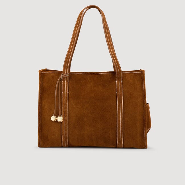 Sac cabas en suède