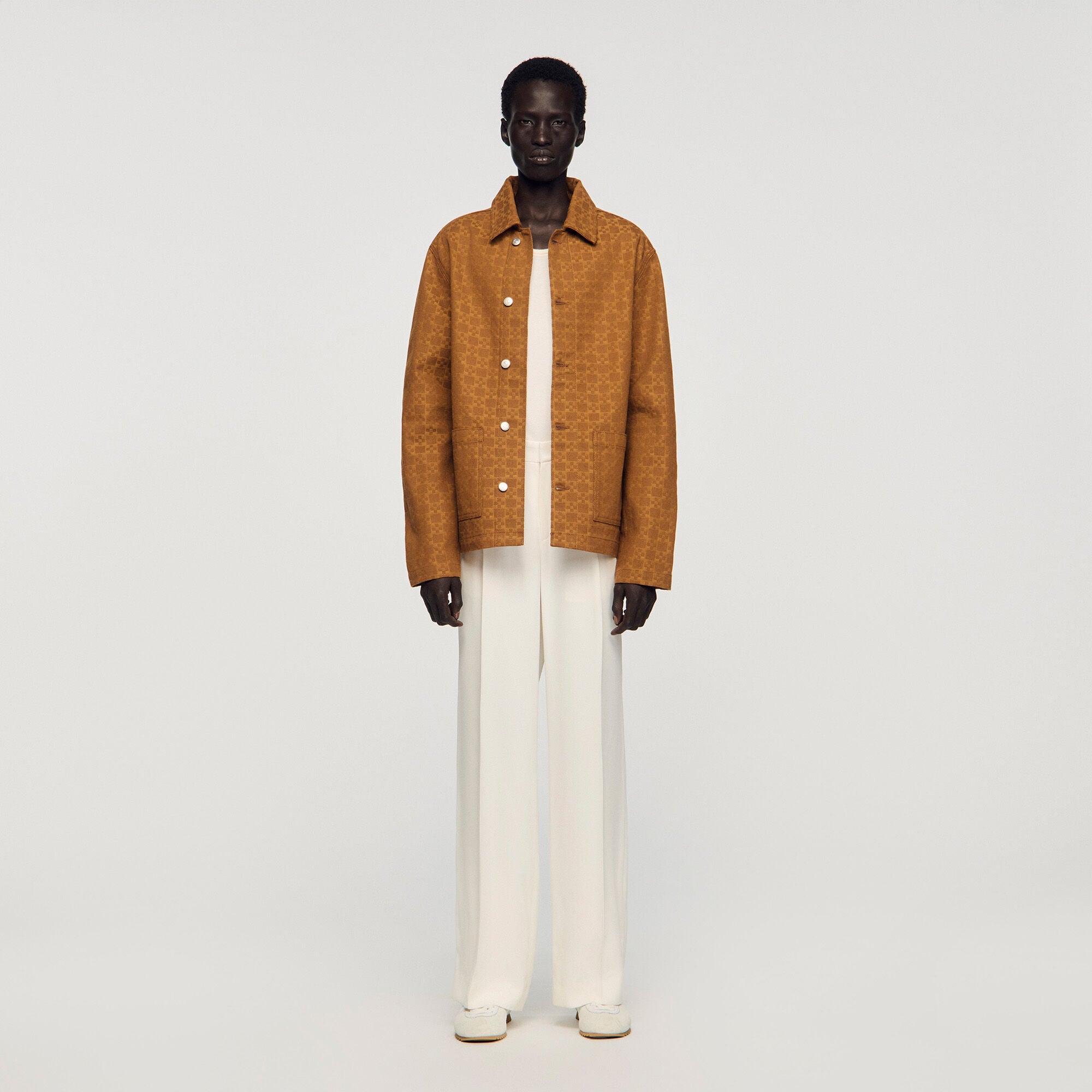 Blouson en denim Square Cross