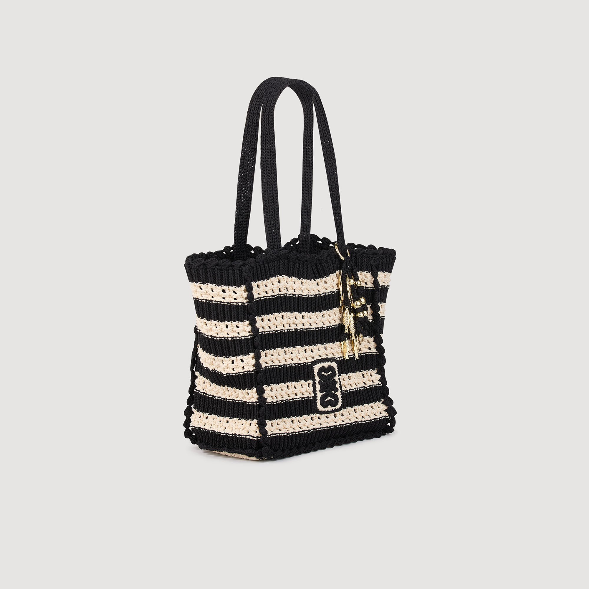 Sac bicolore en crochet