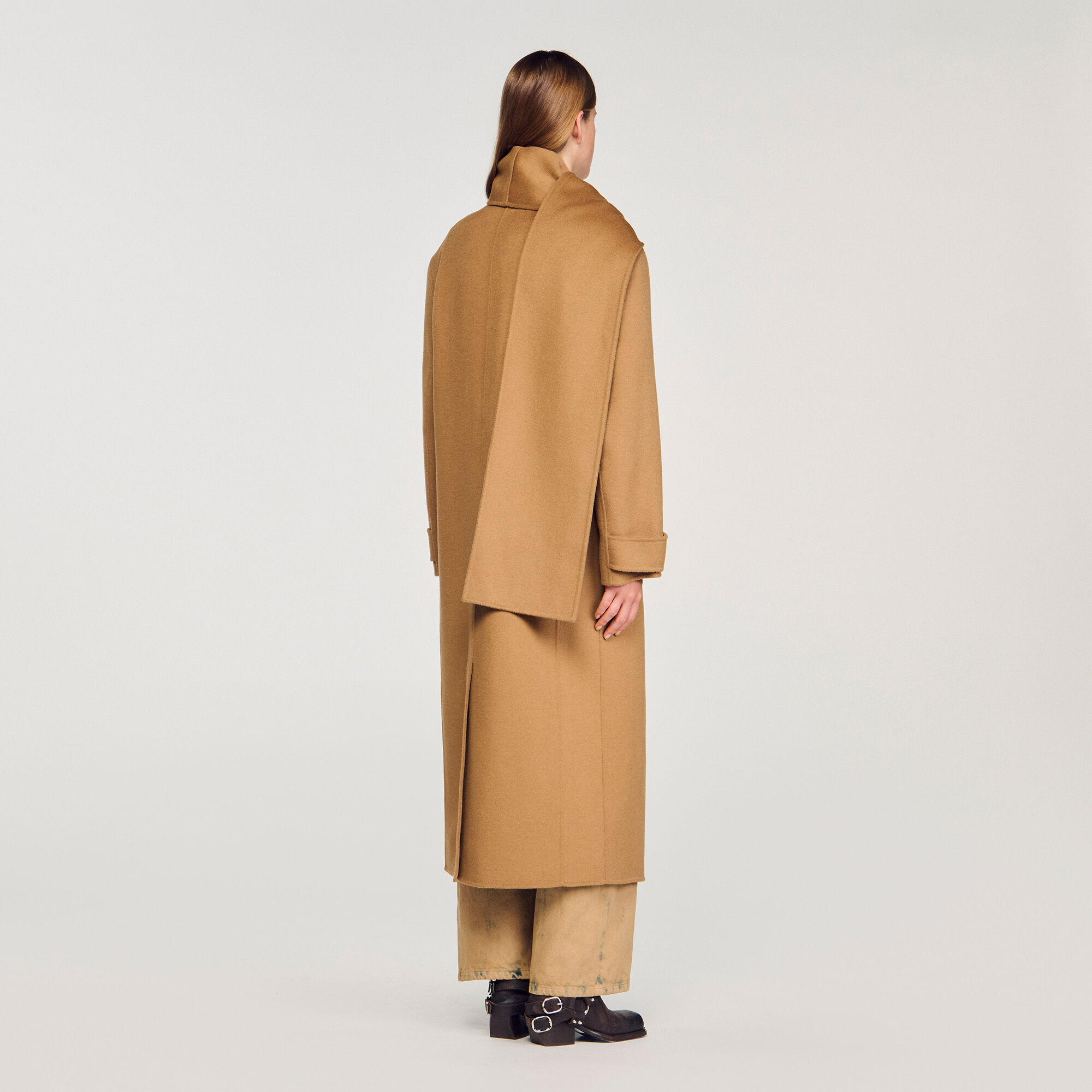 Manteau oversize en laine