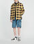 Blouson matelassé à carreaux