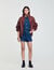 Blouson en cuir oversize