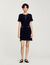 Robe courte en maille 