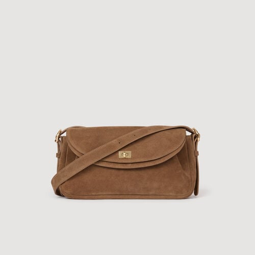 Sandro Sac en cuir en suède Le Mambo