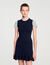 Robe courte en maille 2 en 1