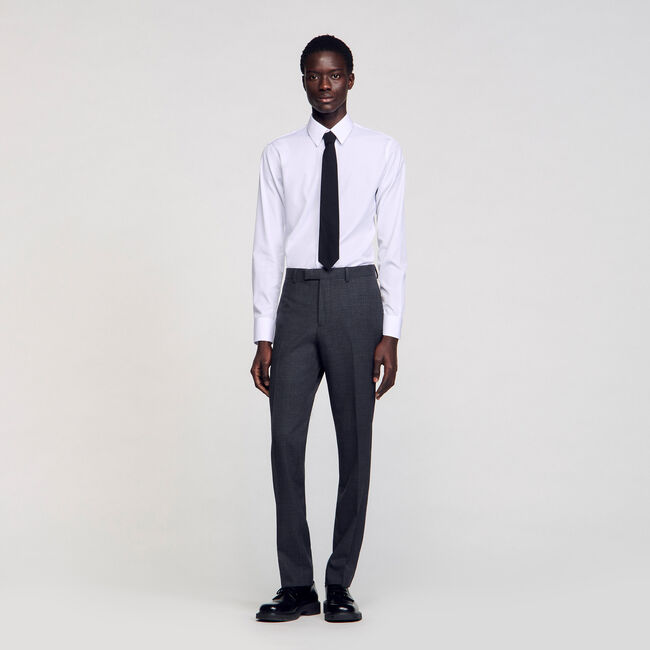 Pantalon de costume en laine