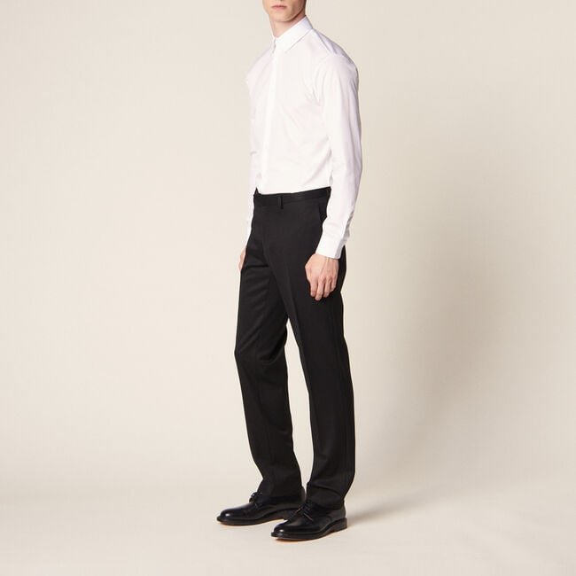 Pantalon de smoking en grain de poudre