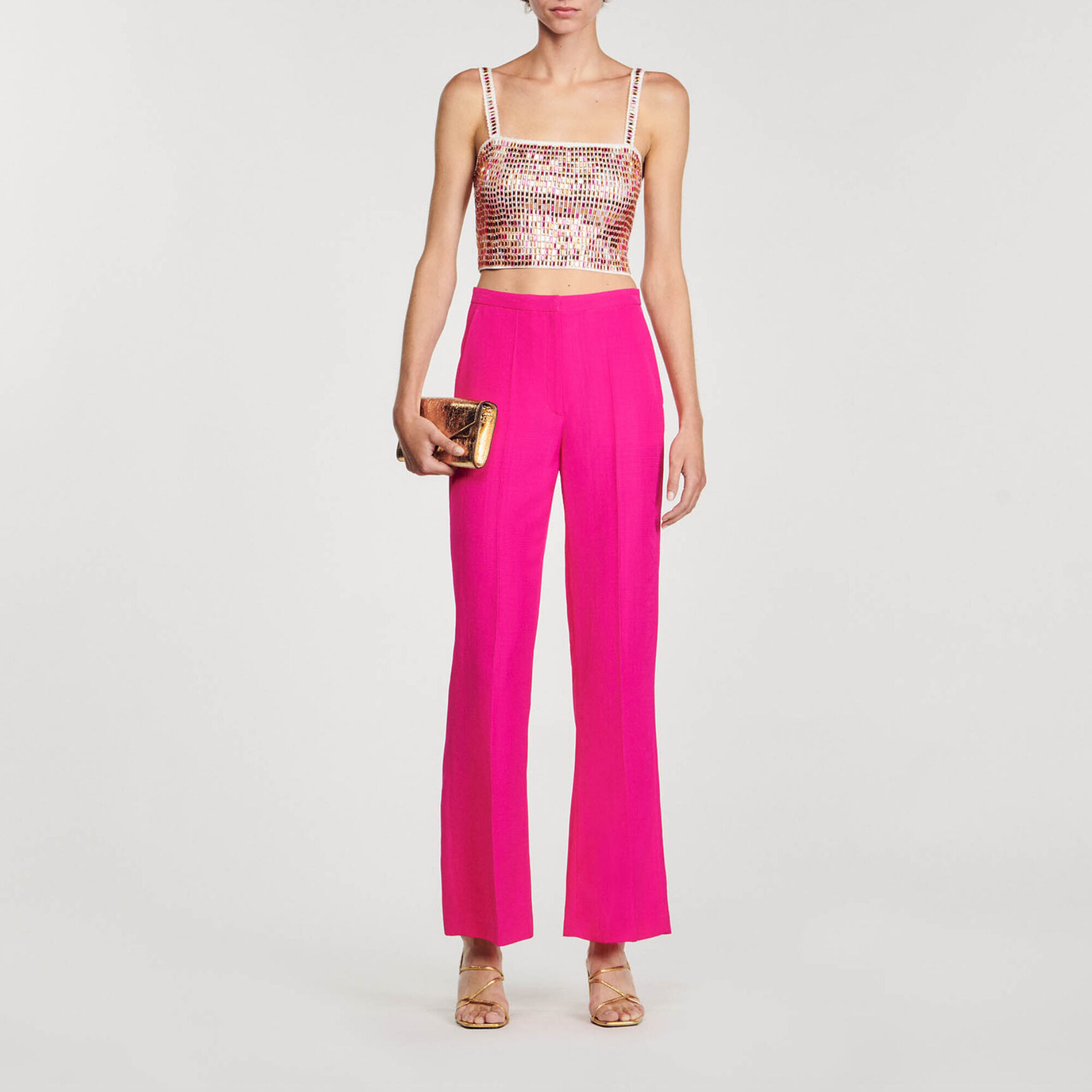 Tailleur pantalon femme sandro clearance