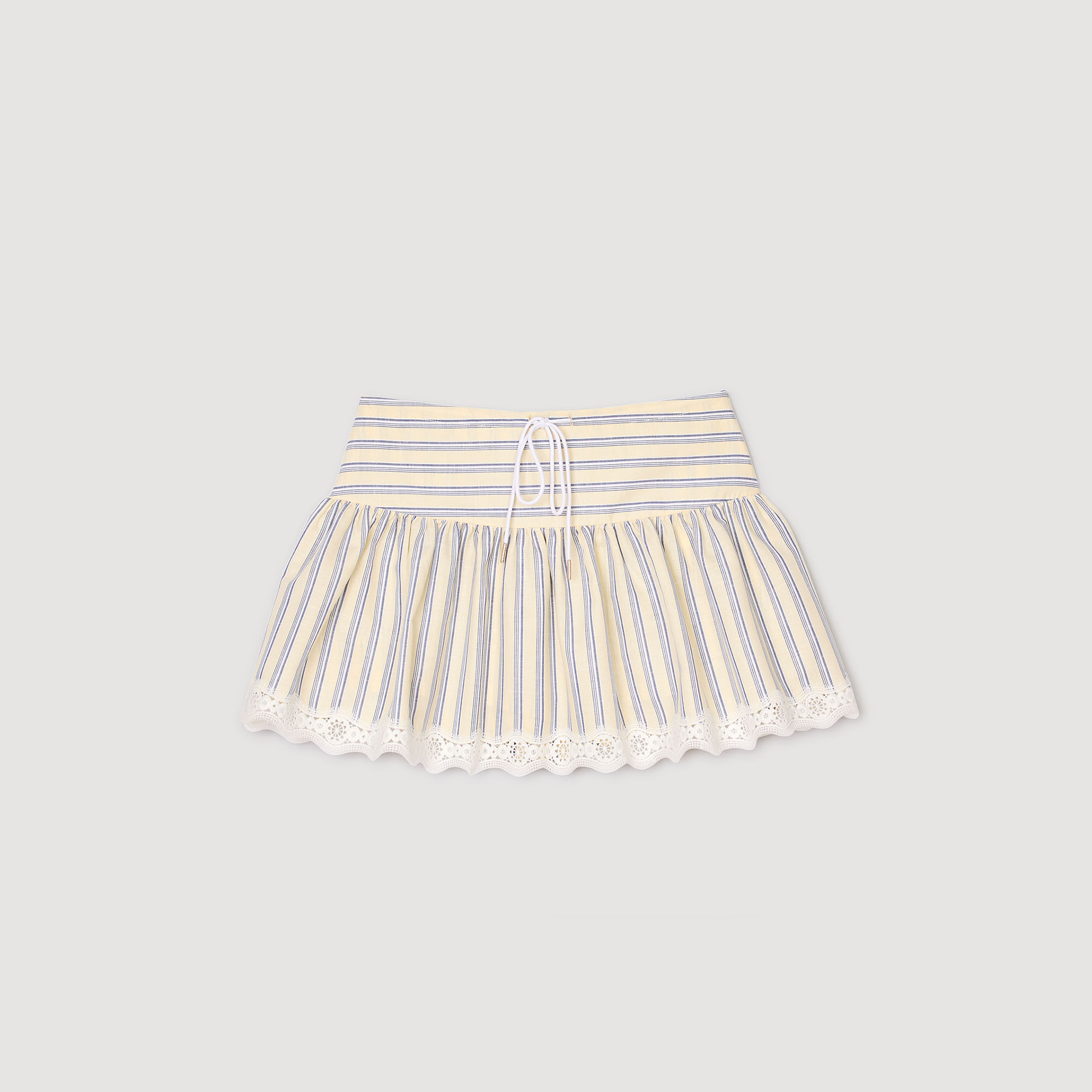 Short jupe à rayures