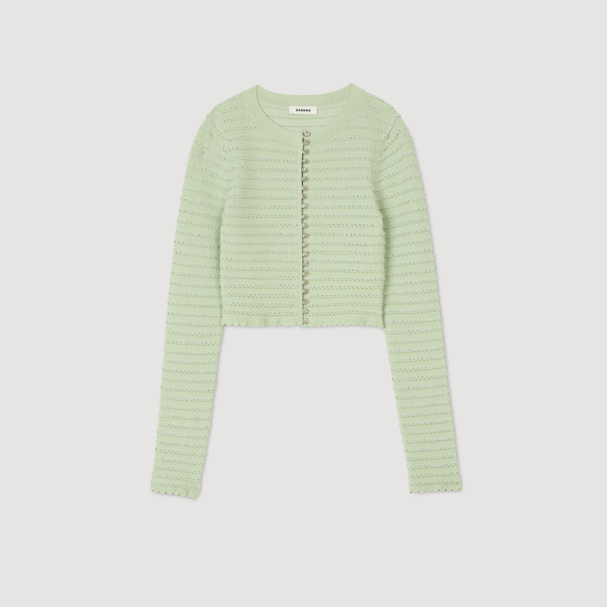 Cardigan strassé
