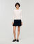 Robe courte 2 en 1 bicolore 