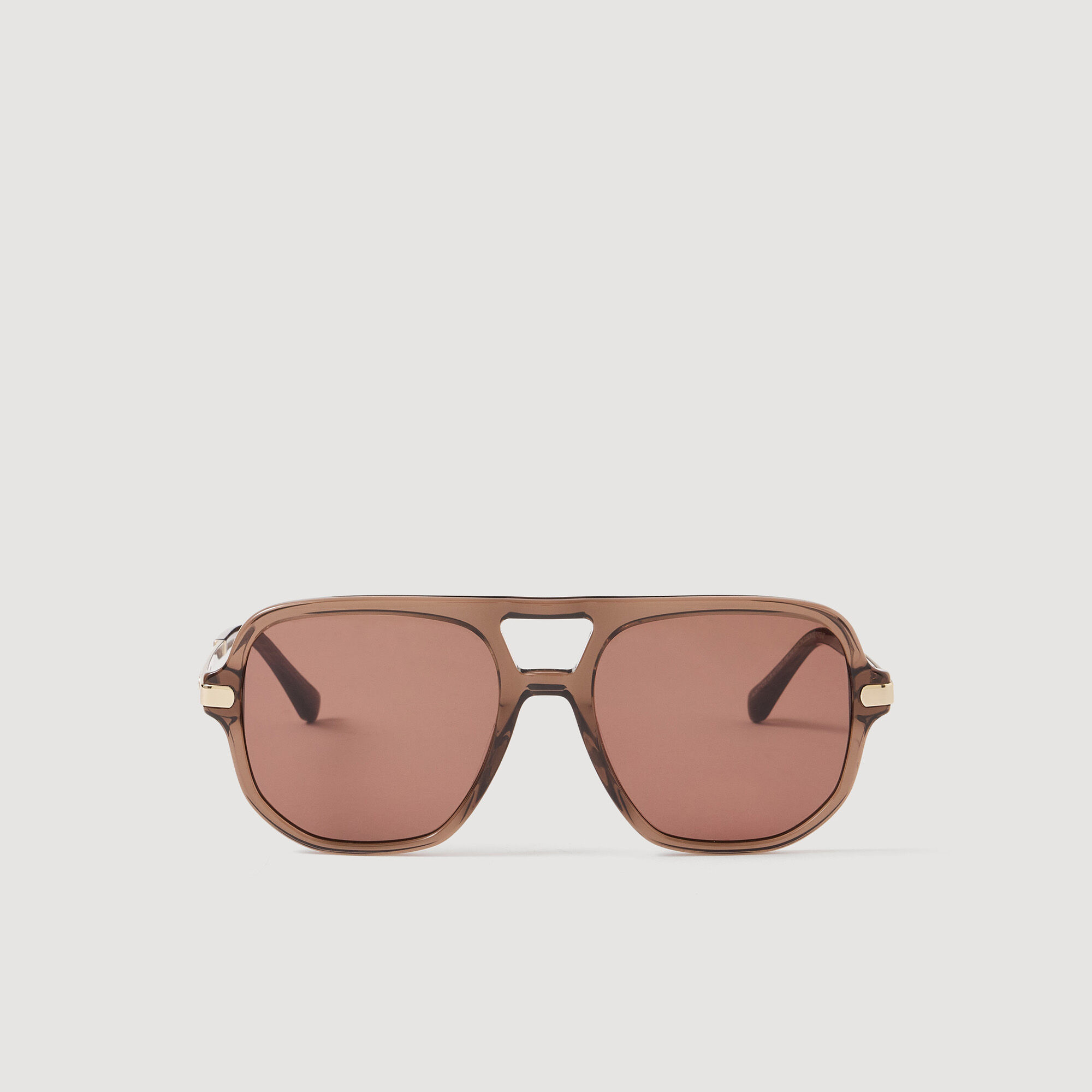 Lunettes de soleil m&eacute;tal et ac&eacute;tate