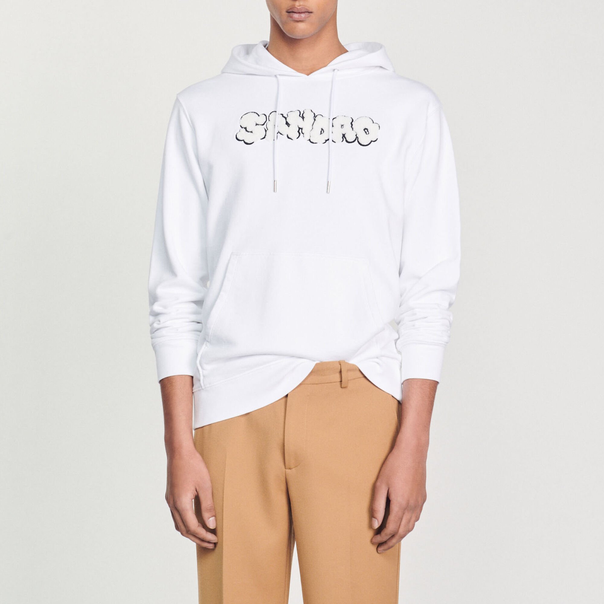Hoodie brodé Sandro