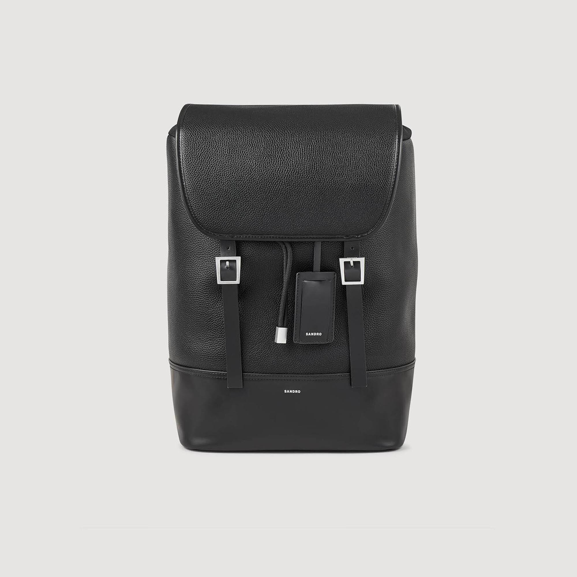 Sac à dos en toile et cuir