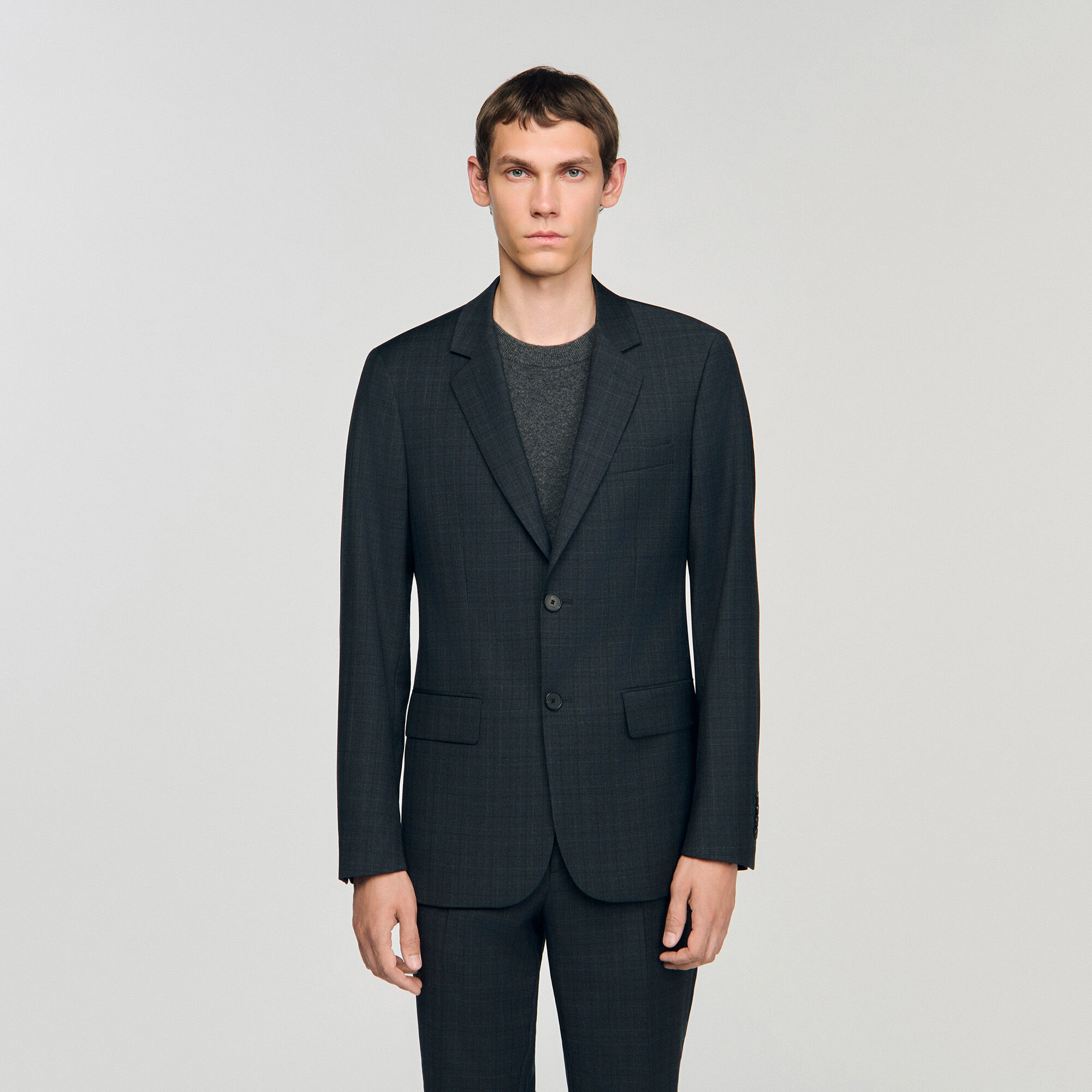 Veste de costume en laine classique