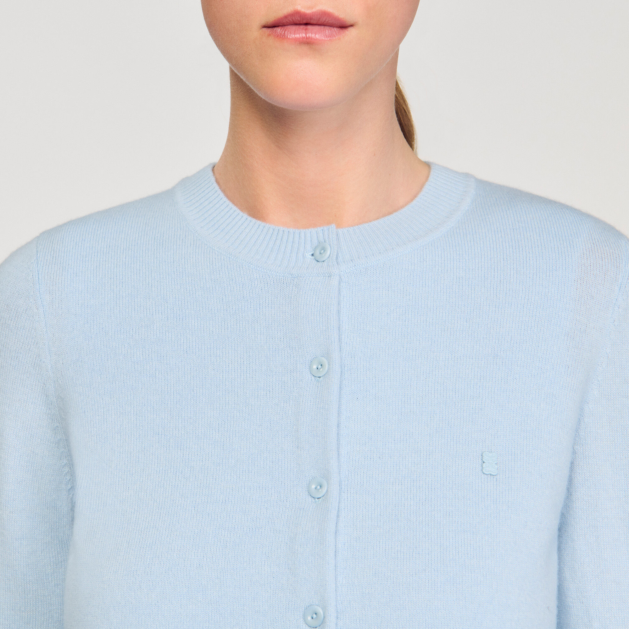 Cardigan à volant 