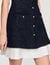 Robe courte bicolore en tweed - Femme | Sandro Paris