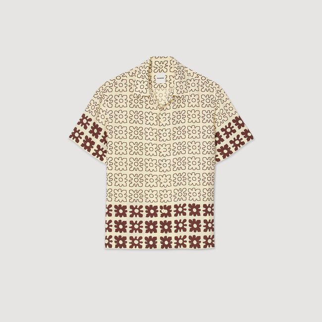 Chemise à imprimé fleuri