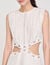 Robe courte à découpes