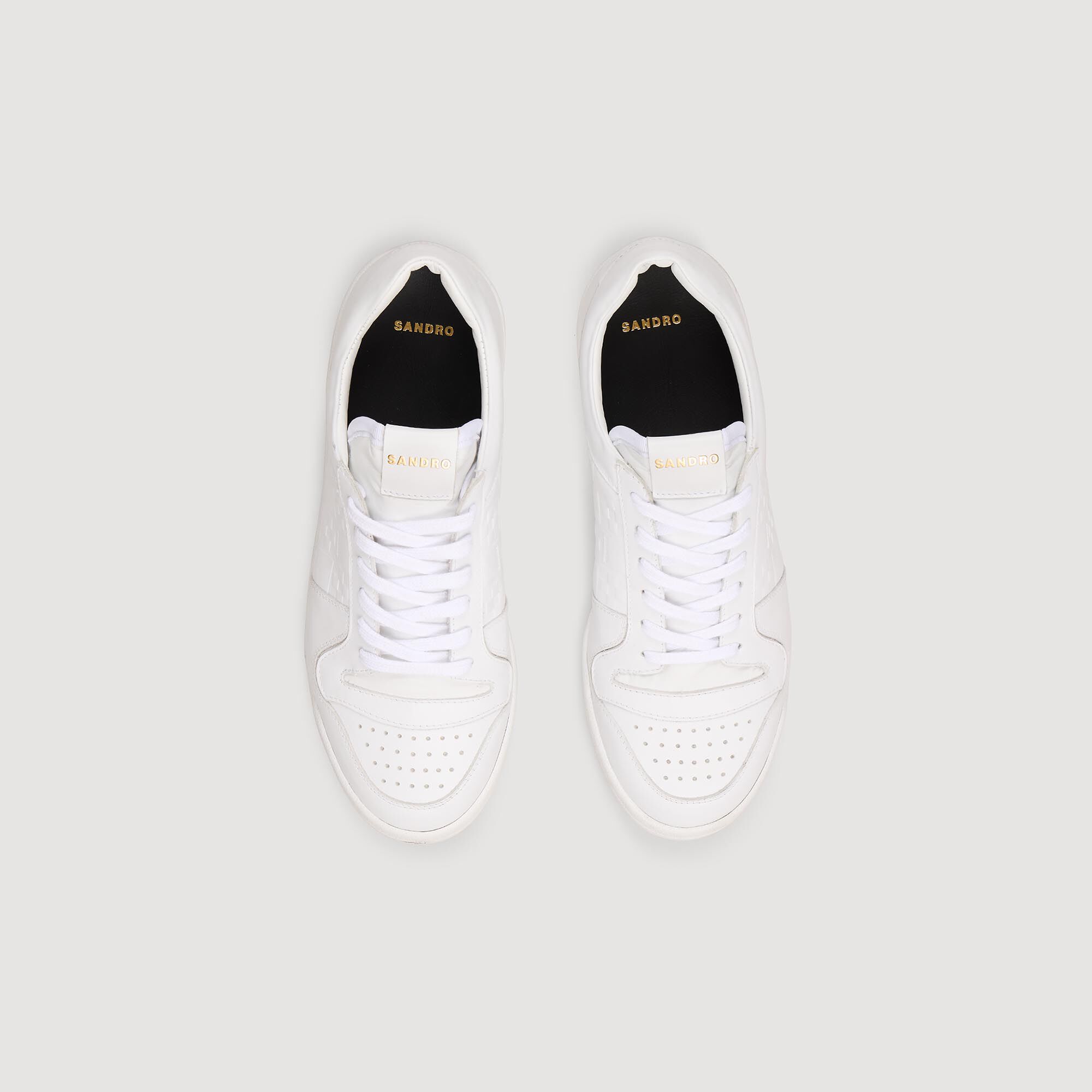 Sneakers basses en cuir