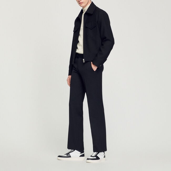 Pantalon de costume à coupe large