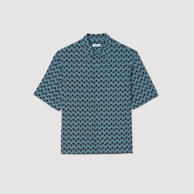 Chemise à imprimé corde