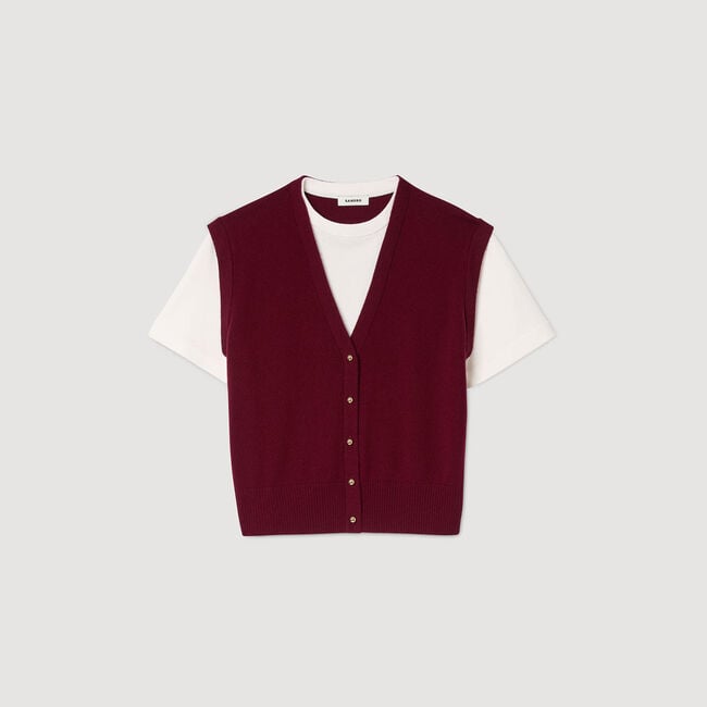 Pull bicolore
