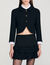 Veste courte &agrave; boutons bijou - Femme | Sandro Paris