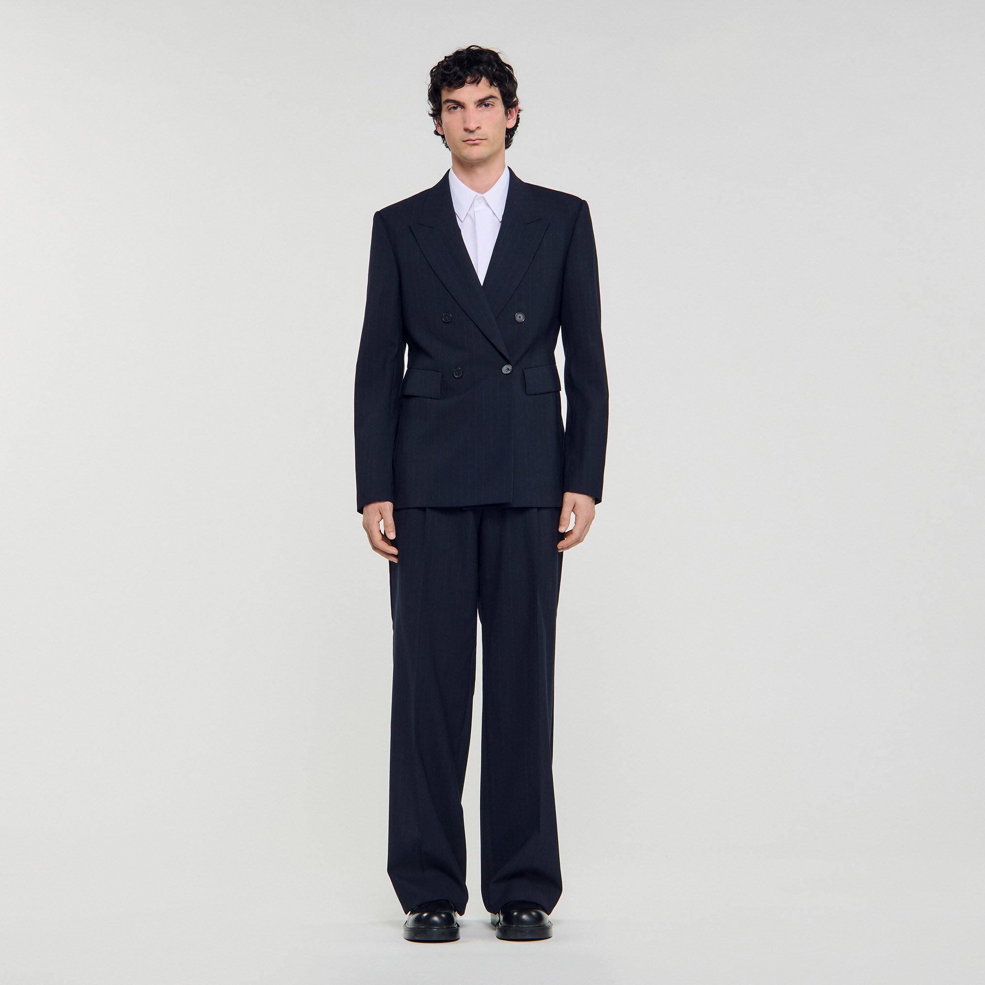 Veste de costume croisée