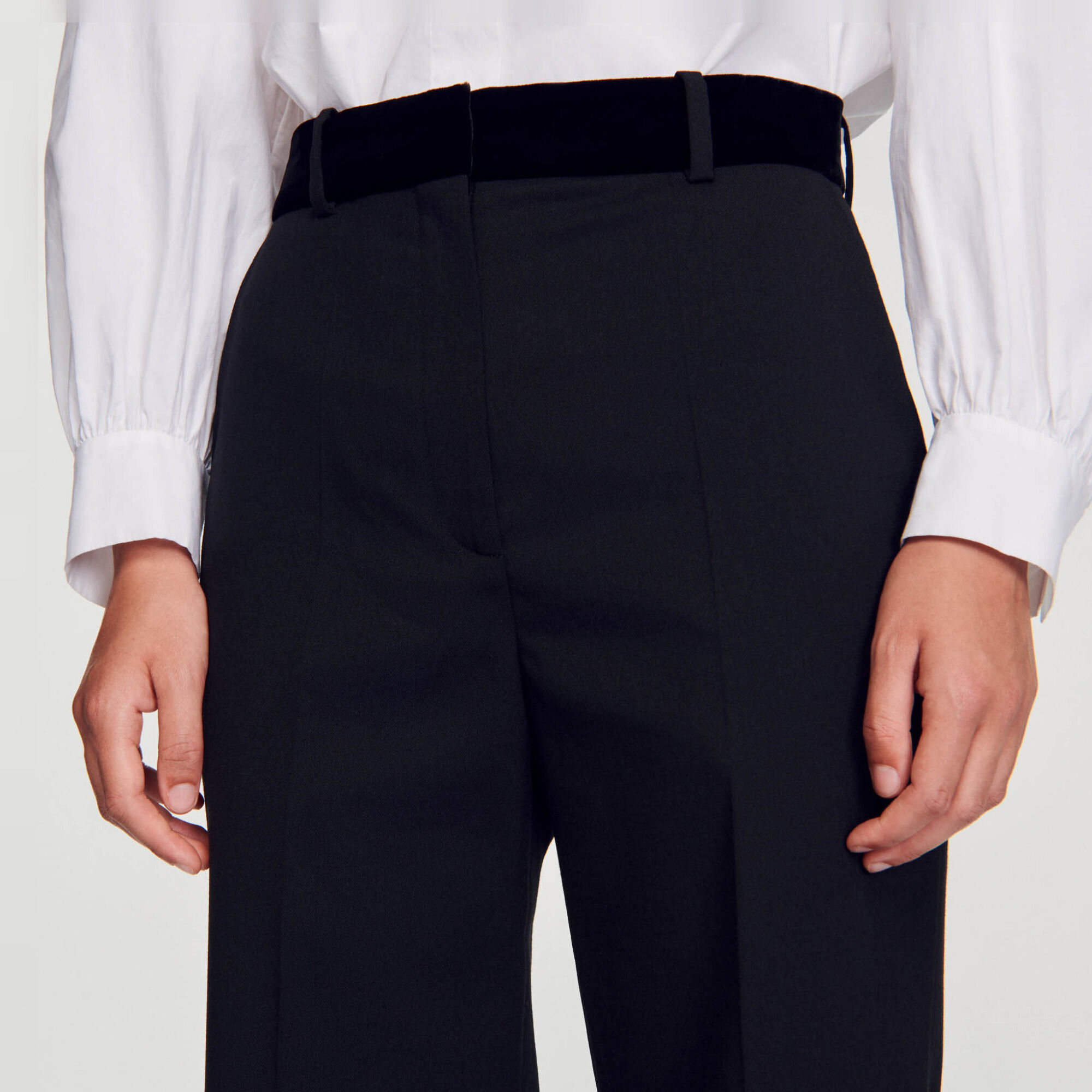 Pantalon de costume droit